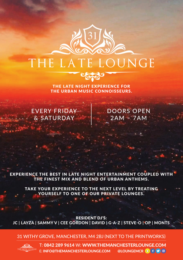 Late Lounge with DJ Match Stick – The Manchester Lounge